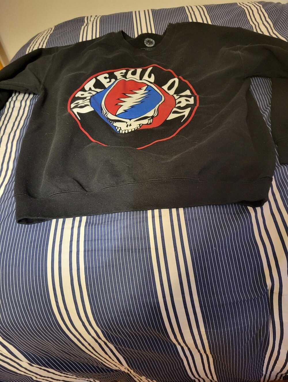 Grateful Dead Men's Large Sweatshirt Black Life Clothing Co. Pullover